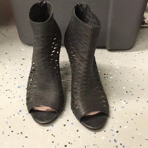 Vince Camuto black caged ankle boot  - 7